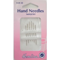 Hemline Tapestry Needles Size 22, Pack of 6