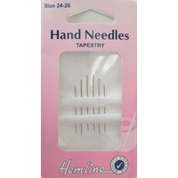 Hemline Tapestry Needles Size 24-26, Pack of 6