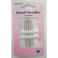 Hemline Hand Needles Darners, Sizes 14-18, Pack of 5 Needles