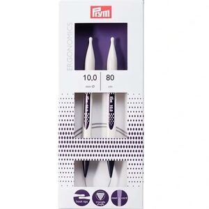 80cm x 10.00mm Circular Knitting Needle by Prym.Ergonomics