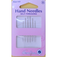 Easy Threading Hand Needles, Size 4-8, Pack of 5, Hemline Quality Hand Needles