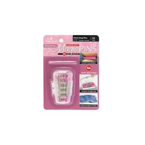 Taylor Seville Magic Pins 0.6mm x 56mm Quilting Pins, 50 pcs, Extra Long