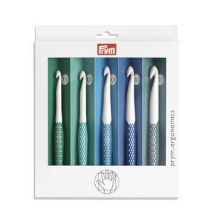 Crochet Hook Set of 5 Hooks 7.0 - 12.0mm by Prym.Ergonomics