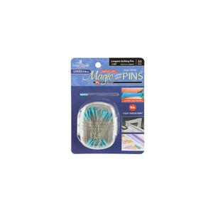 Taylor Seville Magic Pins Long Arm Leader 0.8mm x 60mm Quilting Pins, 50 pcs