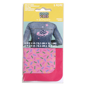 Good Vibes Iron On Patches by Bondex #240620001 Sprinkles Pair
