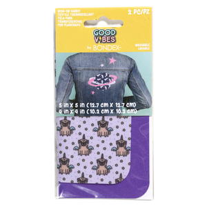 Good Vibes Iron On Patches by Bondex #240623001 Dog Pair