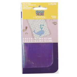 Good Vibes Iron On Patches by Bondex #240624064 Iridescent Pair Purple