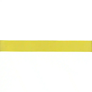 Organza Ribbon 25mm LEMON Sealed Edge Per 10 Metres