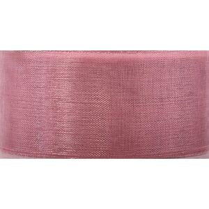 Organza Ribbon 38mm COLONIAL ROSE Sealed Edge Per 10 Metres