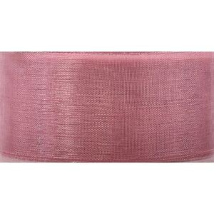 Organza Ribbon 38mm COLONIAL ROSE Sealed Edge Per Metre