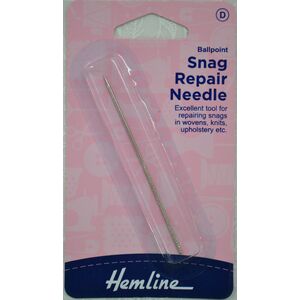 Hemline Snag Repair Needle, Repair Snags In Wovens, Knits Etc.