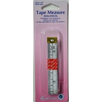 Hemline Tape Measure Analogical, Fibreglass Non Stretching, 150cm, 60&quot;, x 15mm