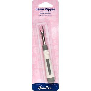 Hemline Large Soft Touch Seam Ripper With Safety Ball, Premium Quality