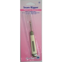 Hemline Soft Touch Seam Ripper With Safety Ball, Premium Quality #262