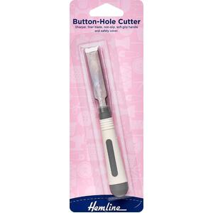 Hemline Button Hole Cutter, Soft Touch Handle, Approx. 12mm Sharper Finer Blade