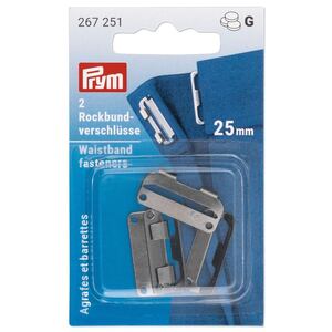 Prym Skirt Hooks And Bars, 25mm, Black #267251