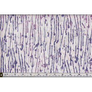 RJR Fabrics #2808 Blossom Batik, Cotton, #3 Purple, 110cm Wide PER Metre