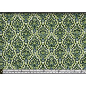 174cm REMNANT RJR Fabrics #2916.2 Beverly Park, Cotton, #2 Green, 110cm Wide