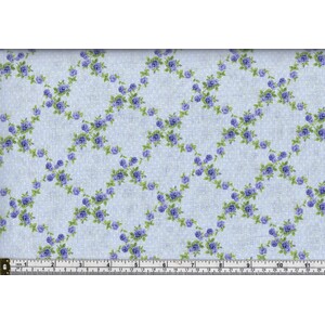 RJR Fabrics #2918 Beverly Park, Cotton, #1 Light Blue, 110cm Wide PER Metre