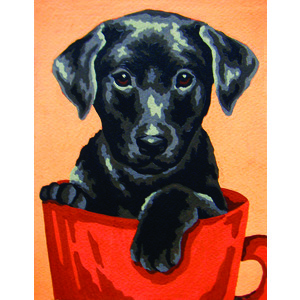 Collection D&#39; Art Tapestry Kit, DOG, 14cm x 18cm (#3.271K)