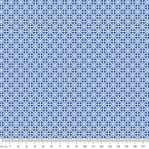 Ming Musings IMPERIAL WALL BREEZE 112cm wide Cotton Fabric 3006/11396B