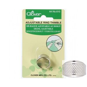 Clover Adjustable Ring Thimble #610