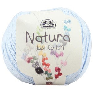 DMC Natura N05, Blue LAYET, 100% Cotton 4 Ply Crochet &amp; Knitting Yarn, 50g Ball