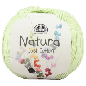 DMC Natura N12 LIGHT GREEN, 100% Cotton 4 Ply Crochet &amp; Knitting Yarn, 50g Ball