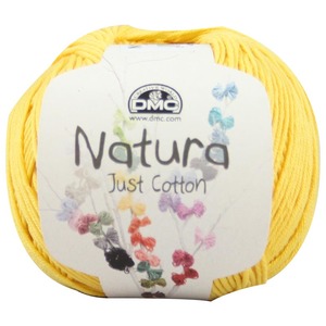 DMC Natura 100% Cotton 4 Ply Crochet &amp; Knitting Yarn, 50g Ball, Colour 15, Tournesol 