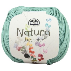 DMC Natura 100% Cotton 4 Ply Crochet &amp; Knitting Yarn, 50g Ball, Colour 20, Jade