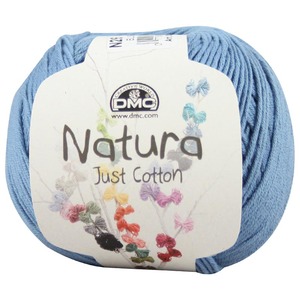 DMC Natura 100% Cotton 4 Ply Crochet & Knitting Yarn, 50g Ball, Colour 26, Blue Jeans
