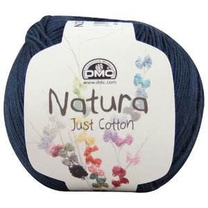 DMC Natura 100% Cotton 4 Ply Crochet & Knitting Yarn, 50g Ball, Colour 28, Zaphire