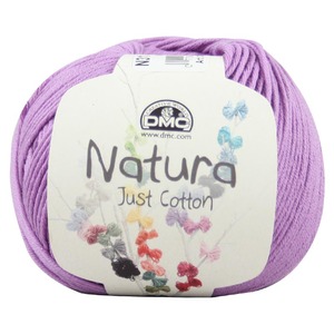 DMC Natura 100% Cotton 4 Ply Crochet & Knitting Yarn, 50g Ball, Colour 31, Malva