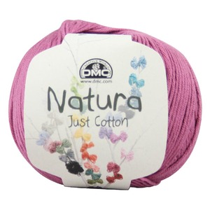 DMC Natura 100% Cotton 4 Ply Crochet &amp; Knitting Yarn, 50g Ball, Colour 23, Amaranto 