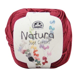 DMC Natura 100% Cotton 4 Ply, #34 BOURGOGNE, Crochet &amp; Knitting Yarn, 50g Ball