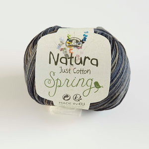 DMC Natura Spring #402 ANTHRACITE, 100% Cotton 4 Ply Crochet &amp; Knitting Yarn, 50g Ball