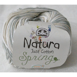 DMC Natura Spring #412, ALUMINE, 100% Cotton 4 Ply Crochet &amp; Knitting Yarn, 50g Ball