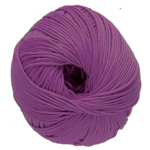 DMC Natura 100% Cotton 4 Ply Crochet &amp; Knitting Yarn, 50g Ball, Colour 59, Prune