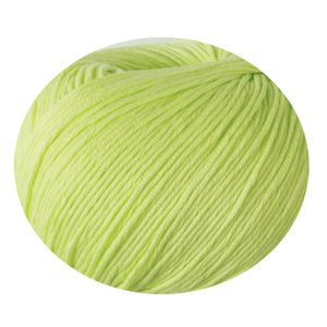 DMC Natura Yummy 100% Cotton 4 Ply Crochet &amp; Knitting Yarn, 50g Ball, Colour 89, Lime