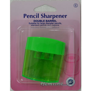Hemline Double Barrel Pencil Sharpener