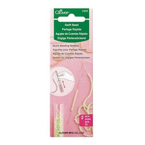 Clover Swift Bead, Swift Beading Needles, Pack of 2 (E)