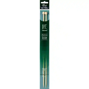 Clover Takumi 33cm x 3.75mm Bamboo Knitting Needles