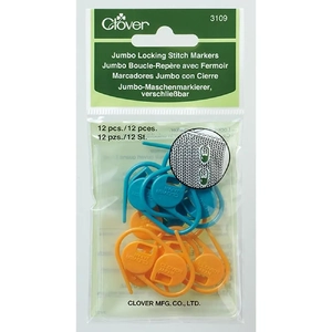 Clover Jumbo Locking Stitch Markers (3109)