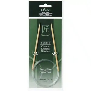 Clover 120cm x 3.75mm Takumi Bamboo Circular Knitting Needle (AKA Knitting Pin)