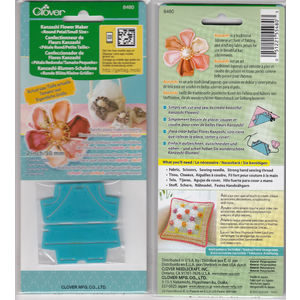 Clover Kanzashi Flower Maker, Round Petal, Small Size 50mm, Make Flowers Quick &amp; Easy
