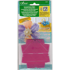 Clover Kanzashi Flower Maker, Round Petal, Large Size 75mm, Make Flowers Quick &amp; Easy
