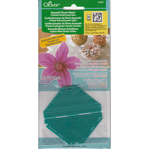 Clover Kanzashi Flower Maker, Pointed Petal, Large Size 75mm, Make Flowers Quick &amp; Easy