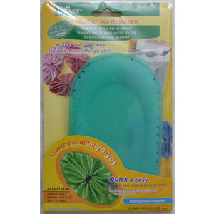 Clover Yo-Yo Maker, Create Beautiful Oval Shape Gathers, #8709, Large Size 45mm x 75mm