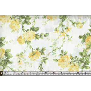 140cm REMNANT Afternoon In The Attic, Cottage Rose Cotton Fabric #3144-3 110cm Wide
