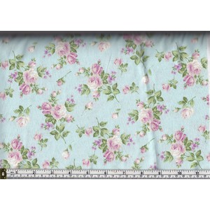 Cotton Fabric #3145-2, 110cm Wide, Afternoon In The Attic, Heirloom Floral Per Metre